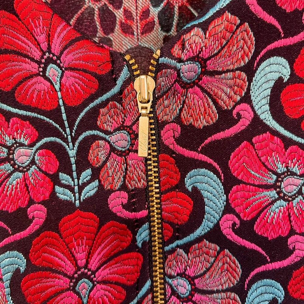 Closet London Floral Embroidered Mini Dress Size 4 - Picture 3 of 10